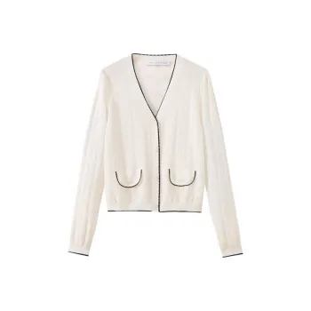 SHUIYUNJIAN Knitwear Women's Ivory White