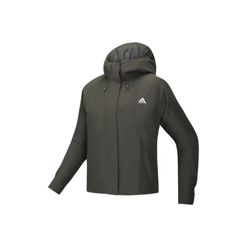 Anta Earthy Shell 2.0 Outdoor Collection Jackets Coats Women's Graphite Gray-0