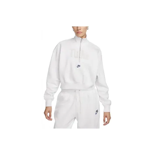 Nike Sportswear Women's Oversized 1/2-Zip Crop Fleece Sweatshirt