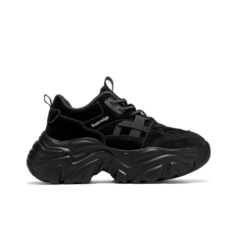 SUPEREDGE Abrasion Resistant Slip Resistant Low Top Chunky Sneakers Men's-1