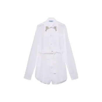 PRADA Short Batiste Jumpsuit