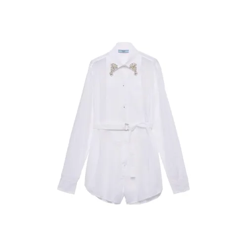 PRADA Short Batiste Jumpsuit