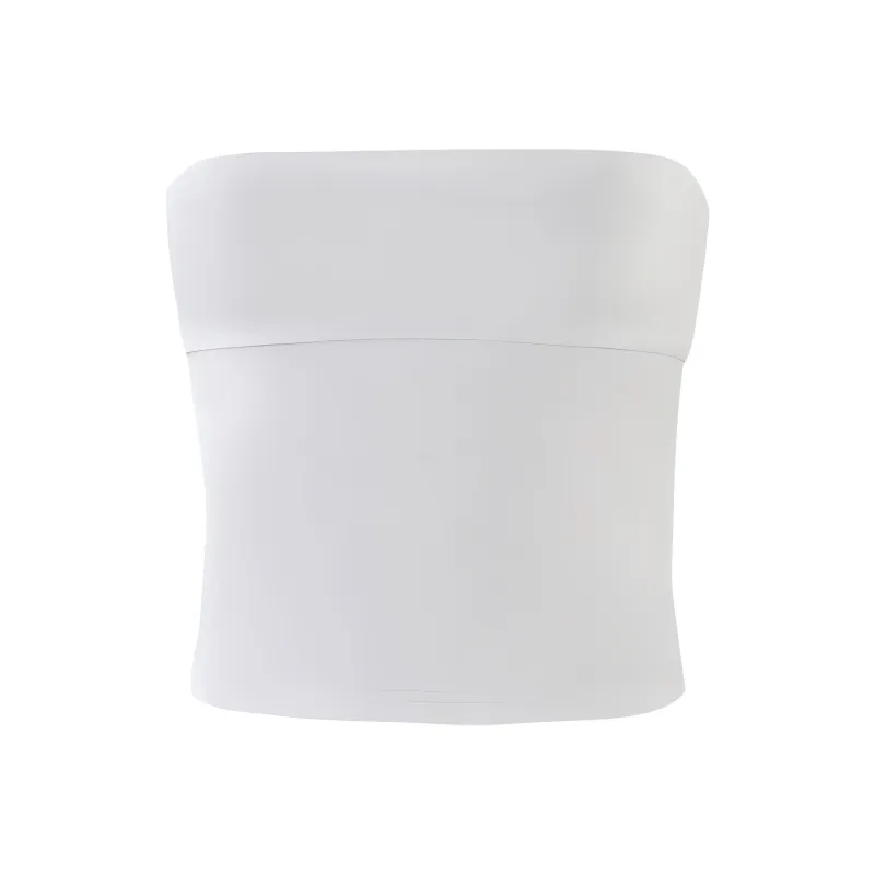 Tiger Mist DARIELLE TOP Strapless Top Women's White-0