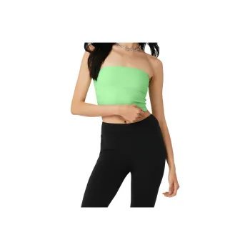 Alo Yoga Alosoft Sunkissed Strapless Top Women's Green