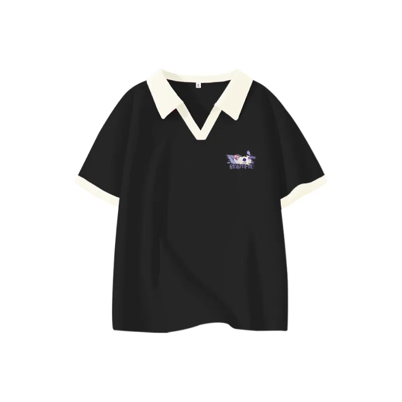 Cotton Polo Shirts Women's-9