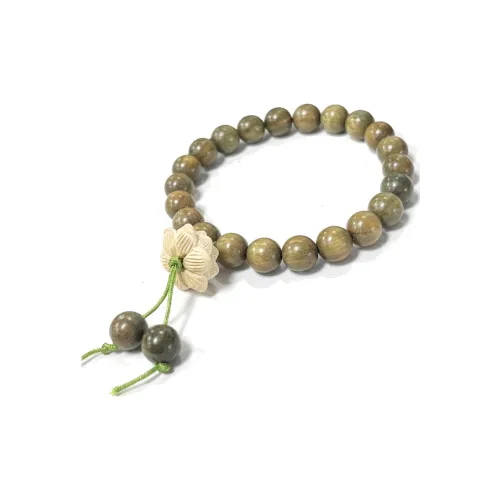 Blooming Petals Green Sandalwood Bracelets Unisex