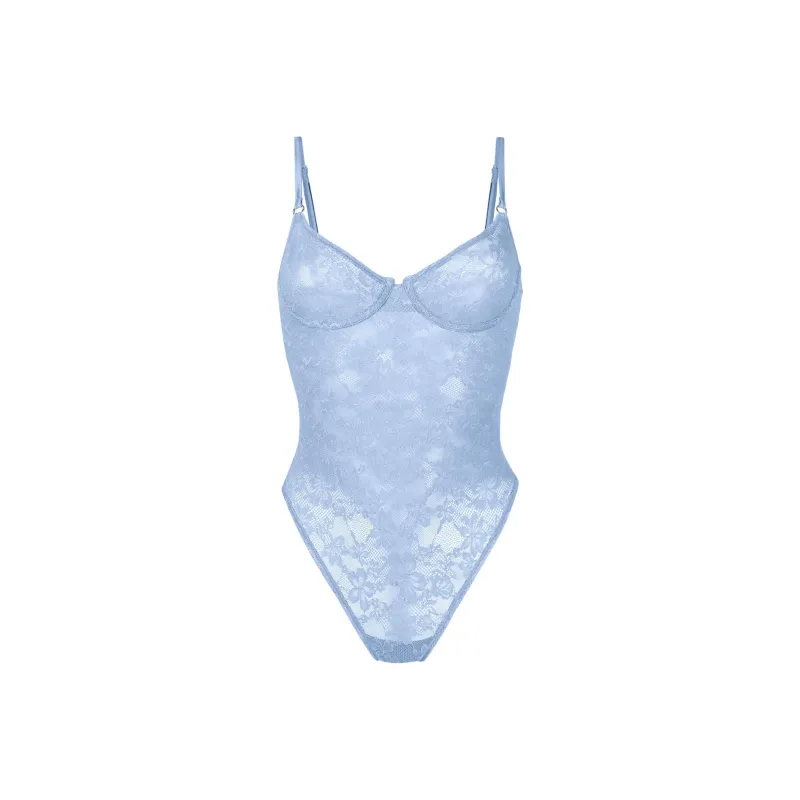 Fleur Du Mal Le Stretch Lace Bodysuit-0