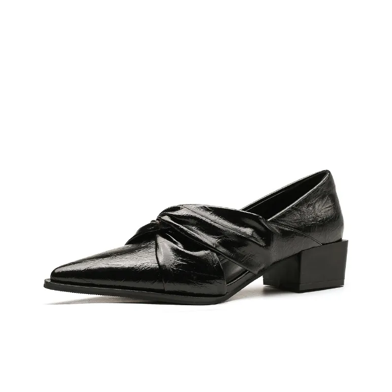 TADSW High Heels Women's Gunmetal/Gold/Black-4