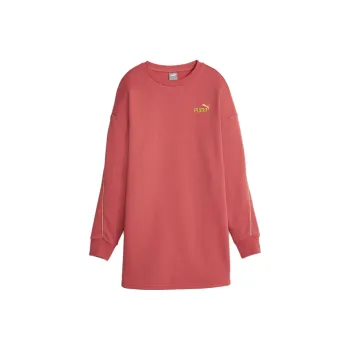 PUMA T-shirt Long ESS+ Minimal Gold Femme Sweatshirt Women's Sky Red