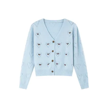 VIMLY Knitwear Women's Dusty Blue
