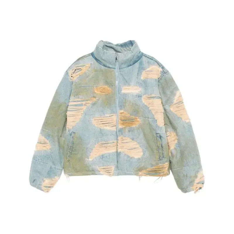 Who Decides War Vintage Bomber Jacket 'Denim'-0