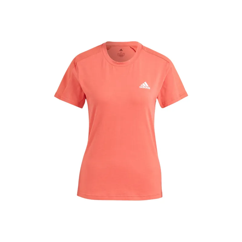 Adidas AEROREADY T-Shirt Women's Bright Pink Neon/White-0