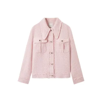 EICHITOO Jackets Coats Women's Light Pink