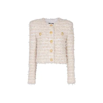 BALMAIN Cropped Tweed Jacket
