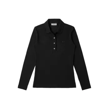 LACOSTE Stretch-cotton Polo Top