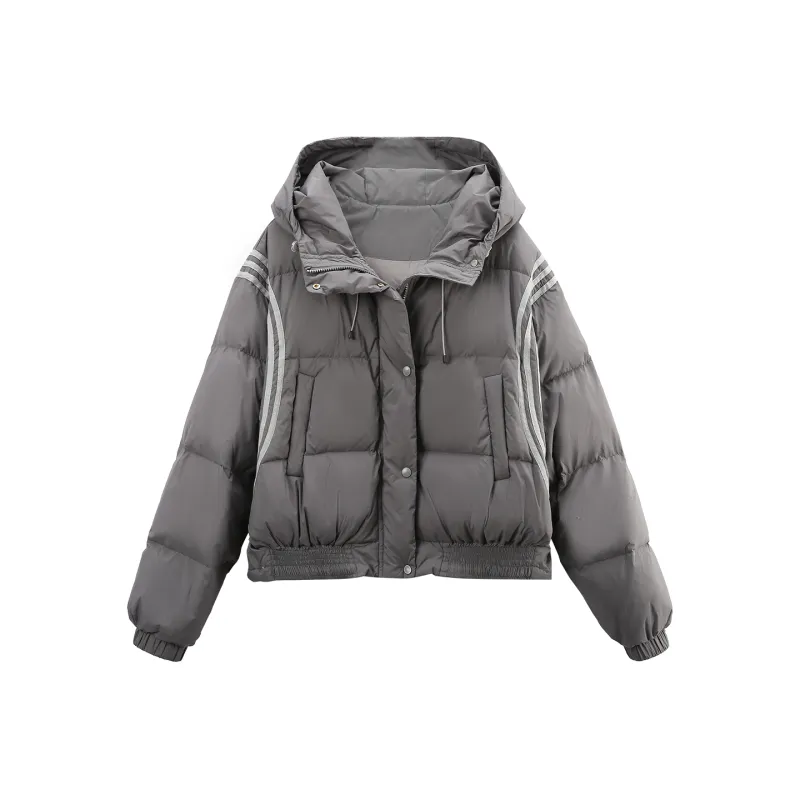 A paradise for awakening Down Jackets Women's Gray-0