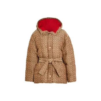 COACH FW22 Down Jacket Women's Khaki