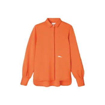 LONGCHAMP Jackets Coats Women's Orange