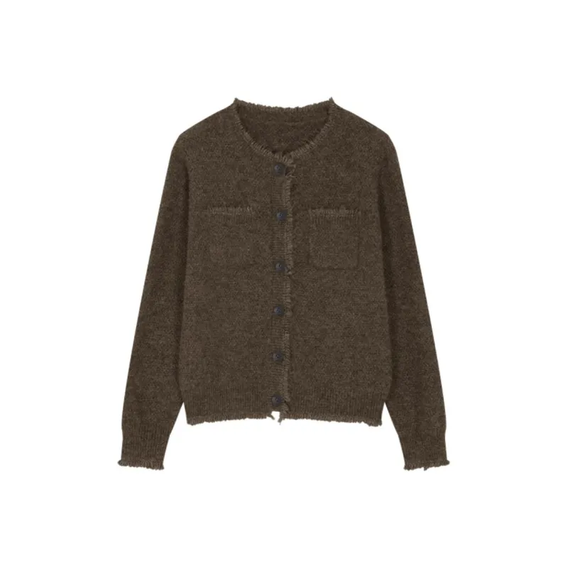 Mo Han Yi Mei Knitwear Women's Coffee-0