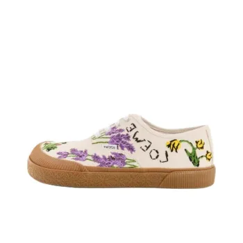 LOEWE Terra Vulca Low Top Canvas Shoes Men's White