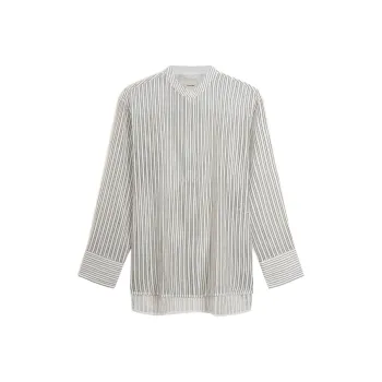 CALVIN KLEIN Shirt Women's White Base Stripes