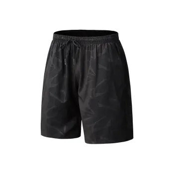 BaiYuan Trousers Casual Shorts Unisex Black