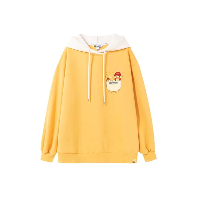 B.Duck Sweatshirt Women's Warm Yellow-0