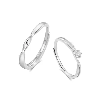 BLANK IN BLANK Sterling Silver Rings Unisex