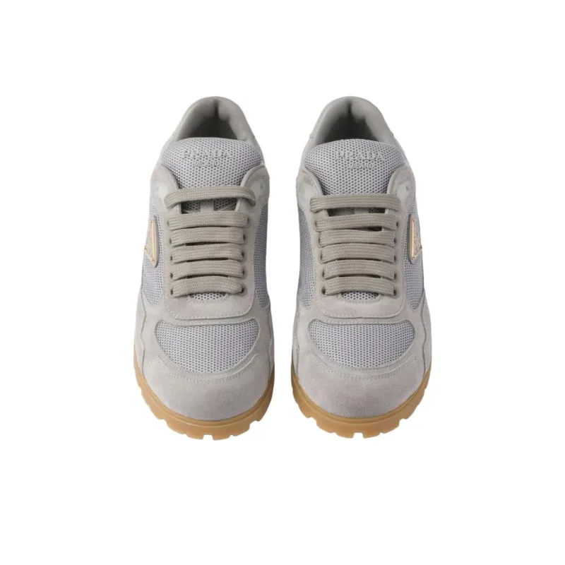 PRADA Trail Low Top Skateboard Shoes Women's Gray-3
