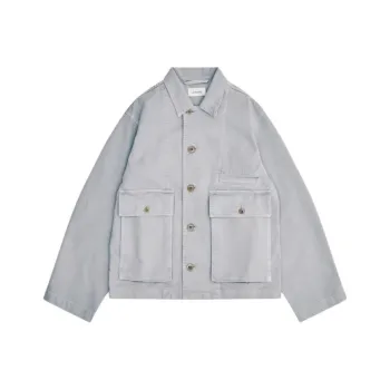 Lemaire Boxy Jacket 'Snowy Blue Grey'