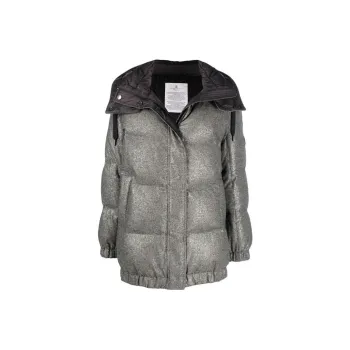 Brunello Cucinelli Down Jacket Women's Gray