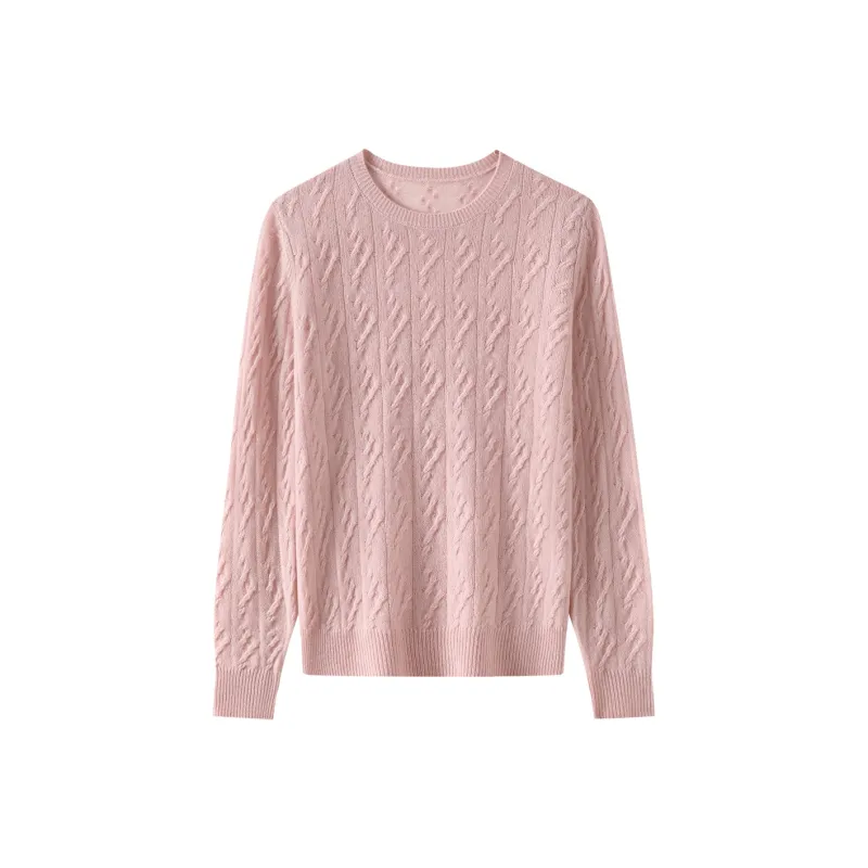 H YXIANG Cashmere Sweater Women's-3