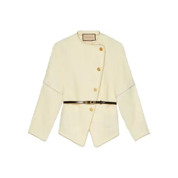 GUCCI Jackets Women's Ecru