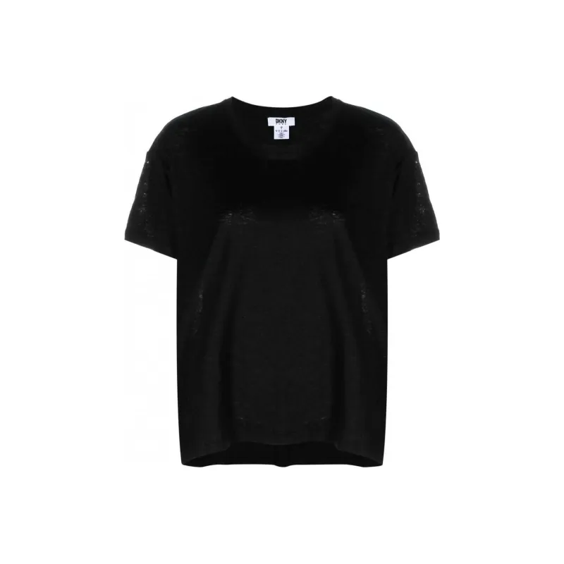DKNY Short sleeve Linen T shirt-0