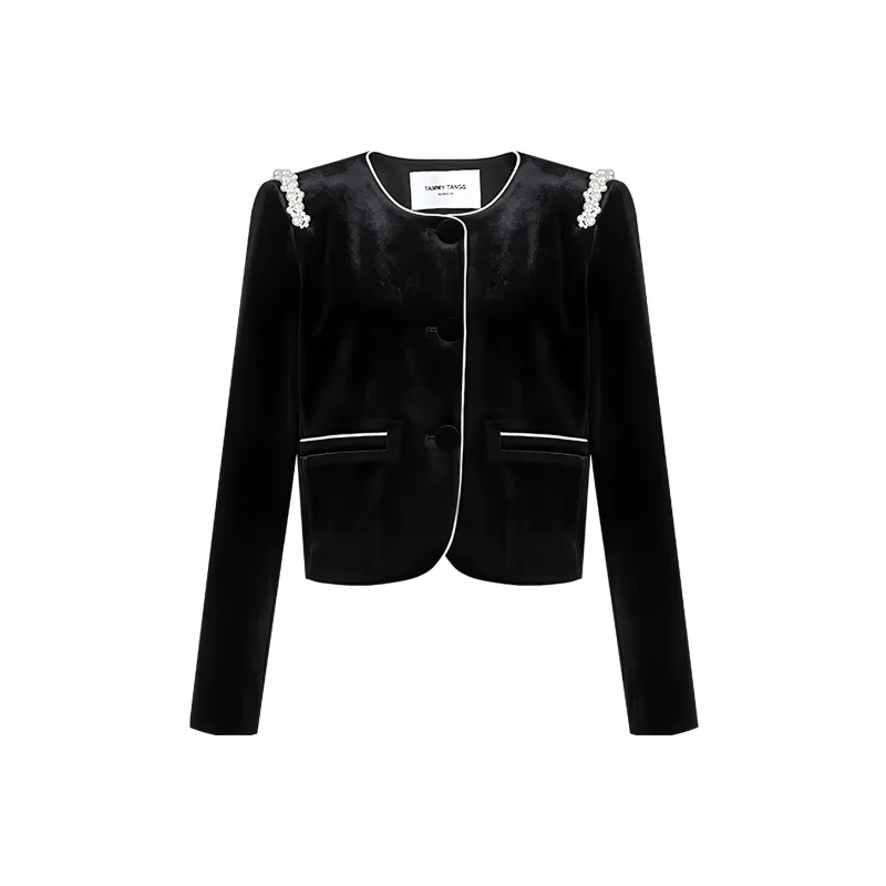 TAMMY TANGS Jackets Women's Black-0