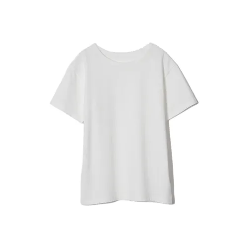 PRISTINE Drop Shoulder Sleeve T-Shirt Women's White