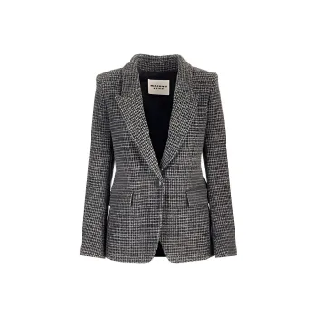 ISABEL MARANT ETOILE Kerstin Single-breasted Bouclé Blazer