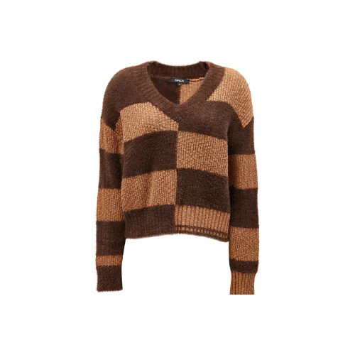ONLY Knitwear Women's Coffee Bean Color