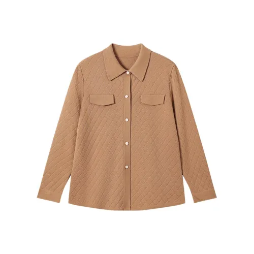 SHUXI Shirt Women's Almond Crisp Chips