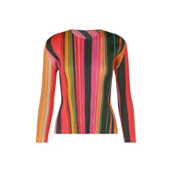 PLEATS PLEASE ISSEY MIYAKE FW24 Regular T Shirt Women's Pink