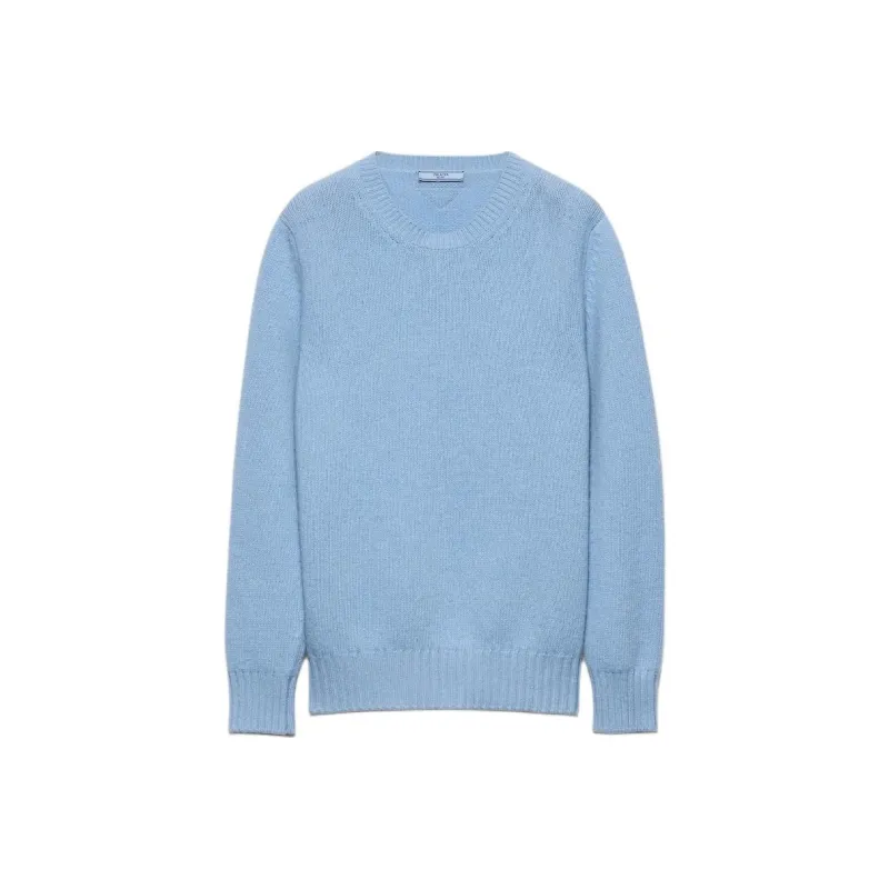PRADA Long Sleeved Crewneck Knitted Jumper-0