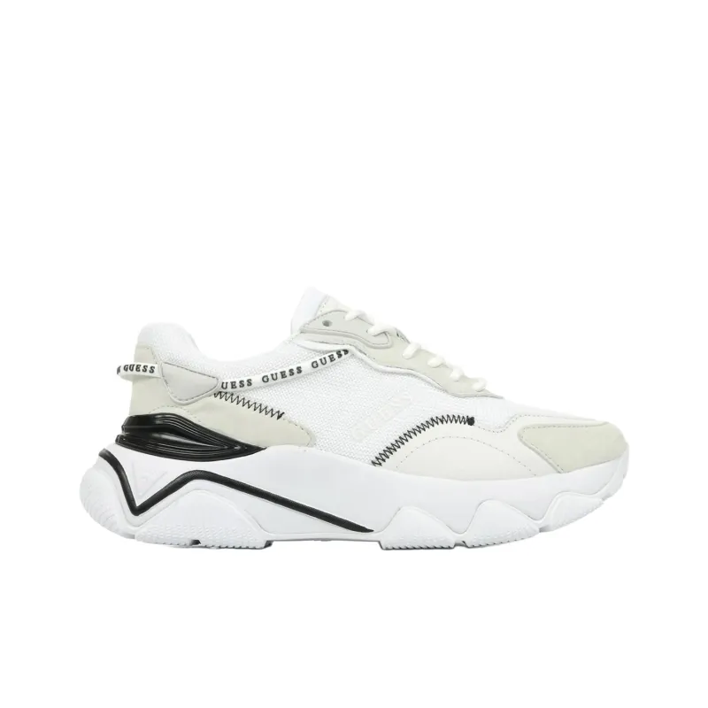 GUESS Micola Abrasion Resistant Low Top Casual Shoes Women's White-1