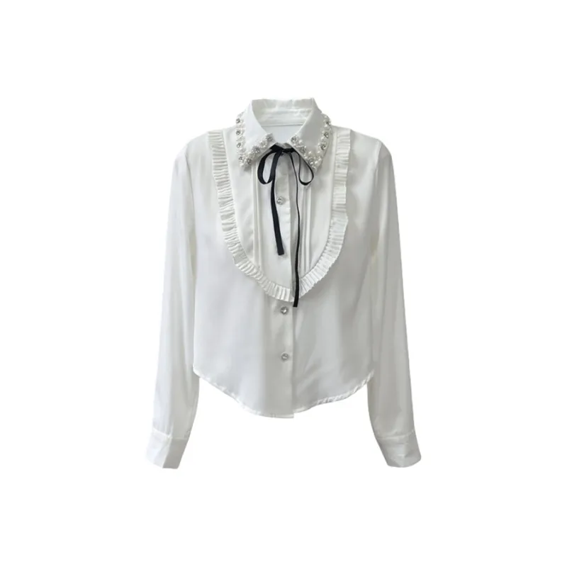 TUSHIFEI Shirts Women's White-0