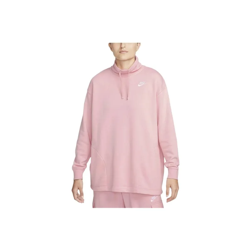 Nike Sportswear Club Fleece Sweatshirt Women's Medium Soft Pink-0