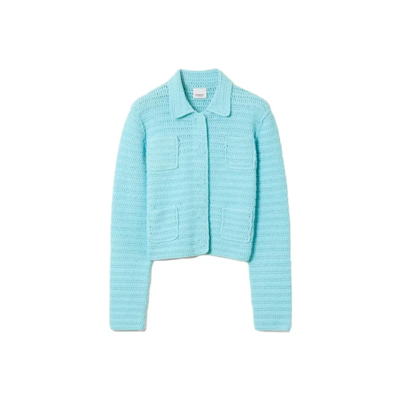 Burberry Crochet Jacket Blue-0