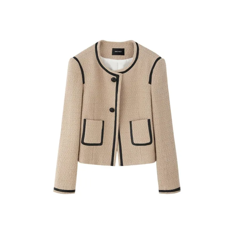 NINE WEST Jackets Coats Women's Khaki-0