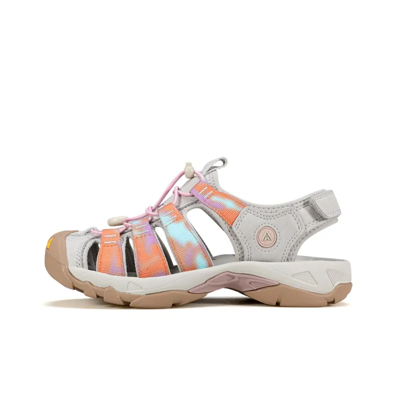 HUMTTO Beach Sandals Women's Sunset Coral-0