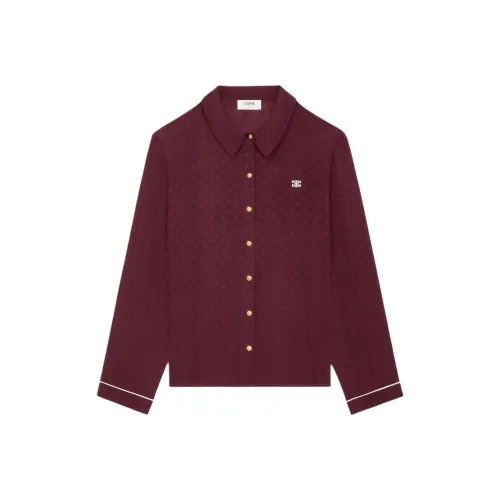 celine and Shirts Women's Bordeaux