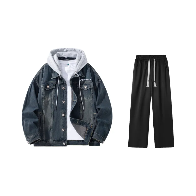 BOTH PLAY Casual Sportswear Unisex-12