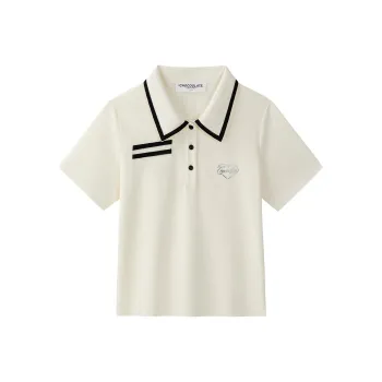  CHOCOOLATE Polo Shirt Women's IVX/Beige
